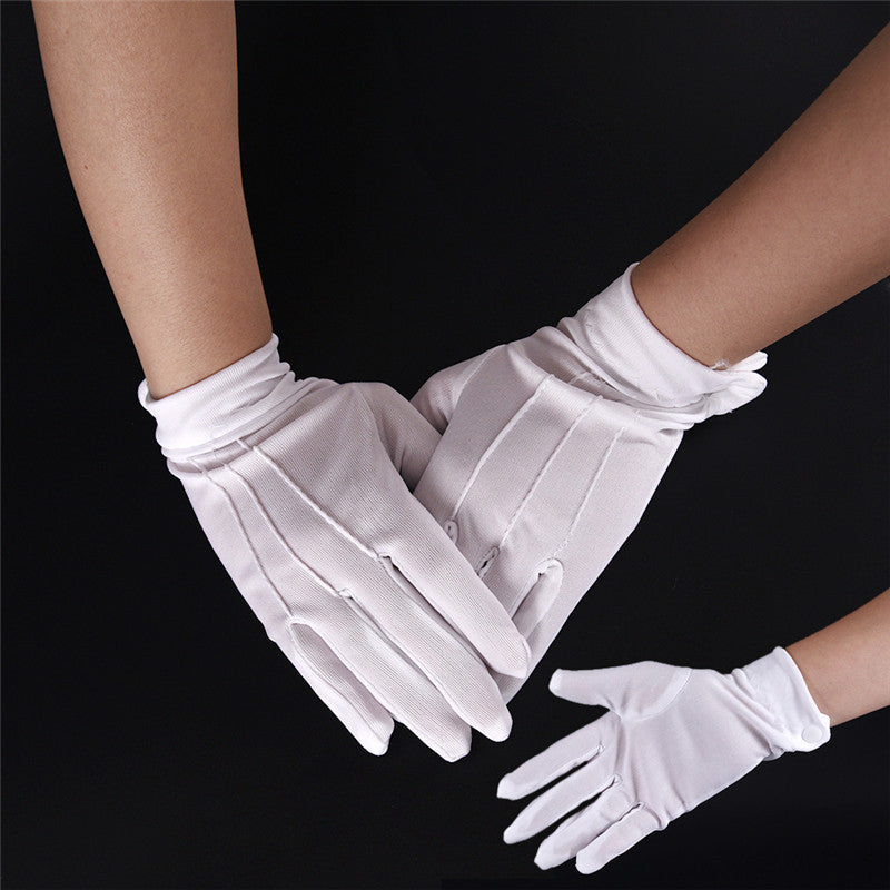 Clean cloth gloves