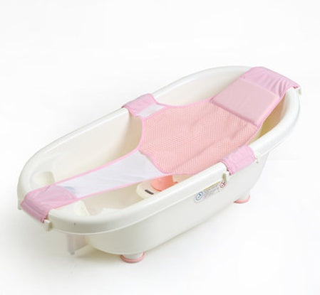 Cotton baby bath net cross