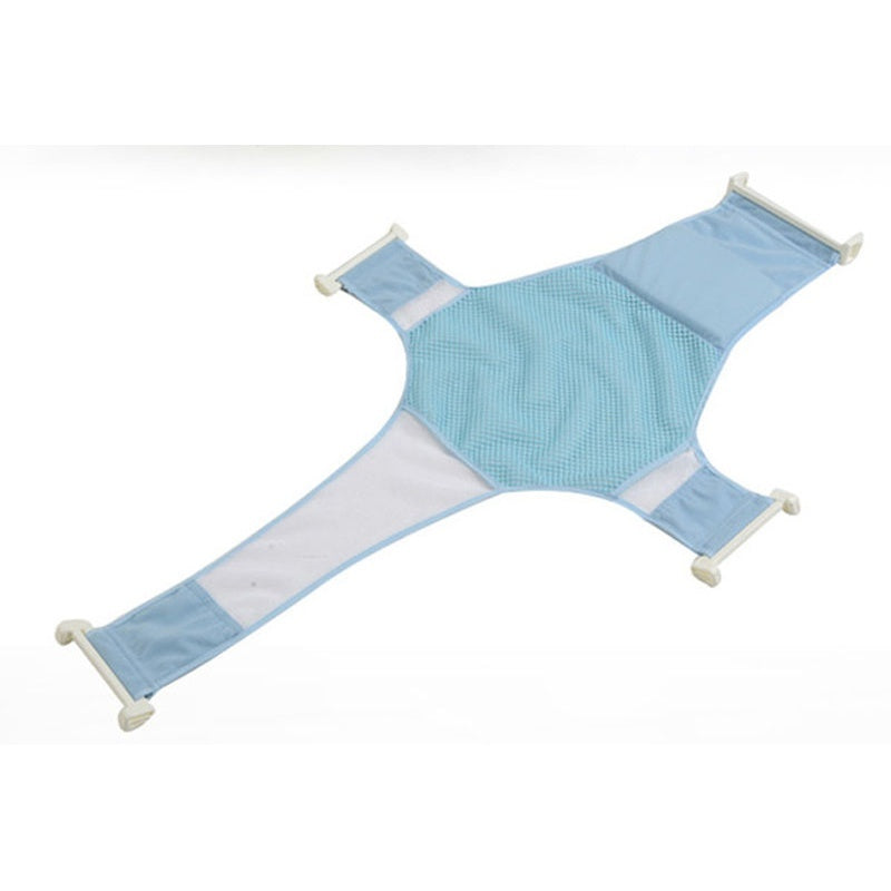 Cotton baby bath net cross