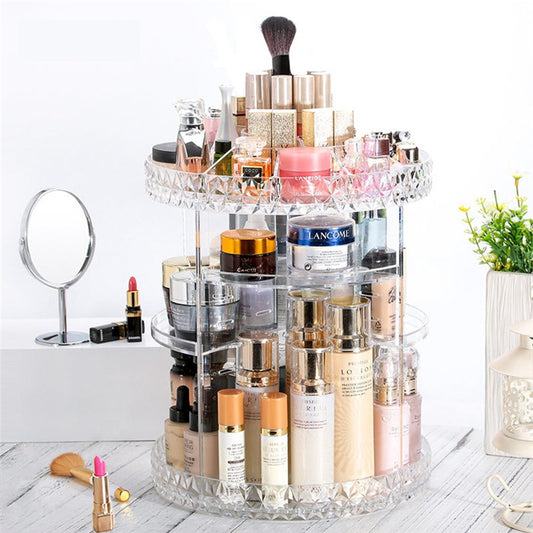 Diamond Pattern Cosmetic Box