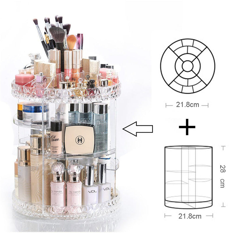 Diamond Pattern Cosmetic Box