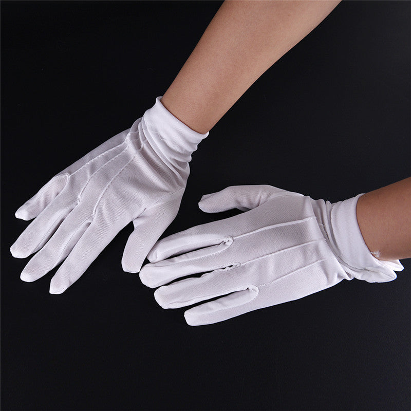 Clean cloth gloves