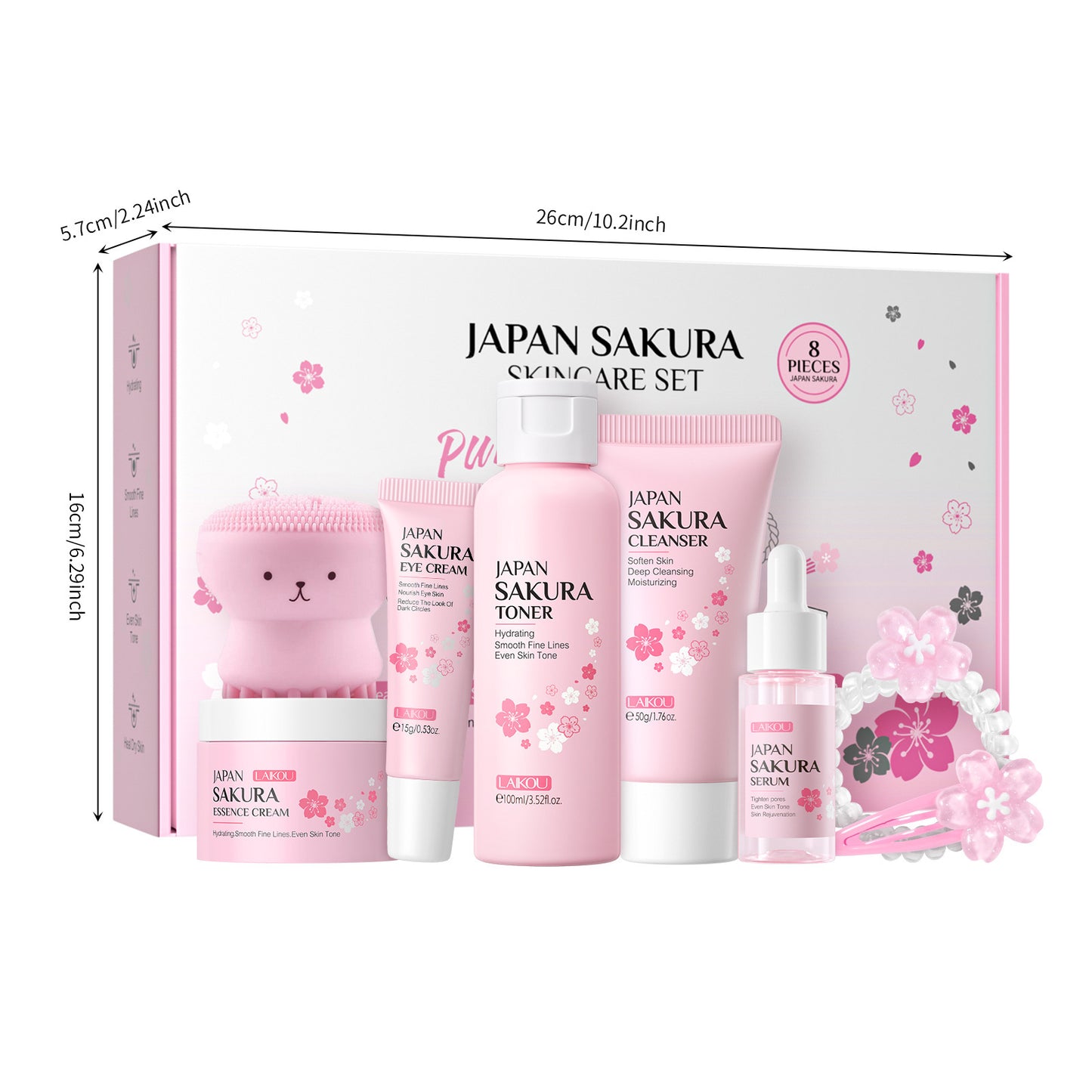 Cherry Blossom 8-piece Facial Skin