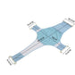 Cotton baby bath net cross