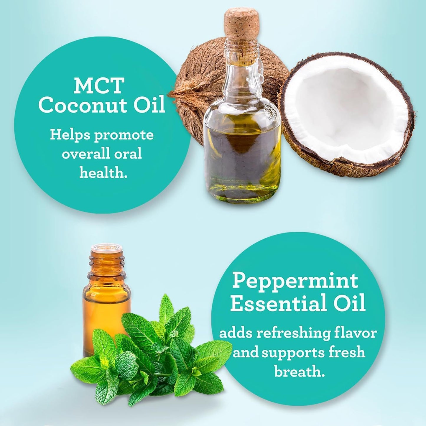 Gum Halitosis Coconut Oil Mouthwash