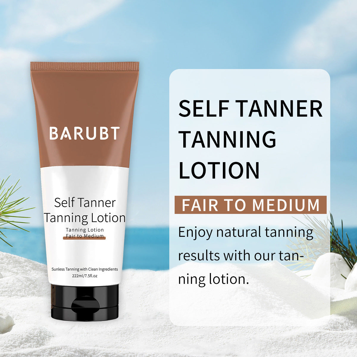 Self-drying Sun Tanning Body Lotion