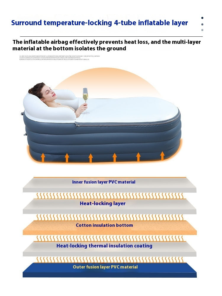 Inflatable Massage Bathtub Spa Bath Machine