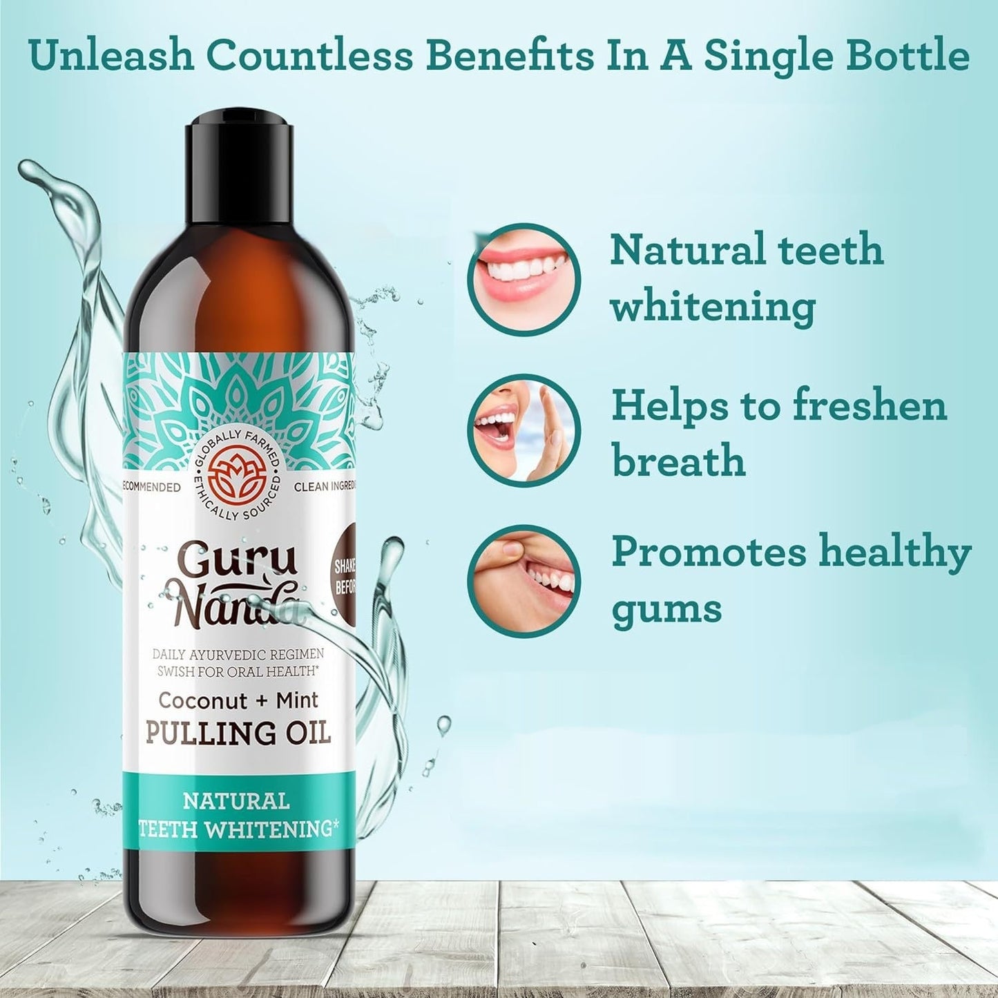 Gum Halitosis Coconut Oil Mouthwash