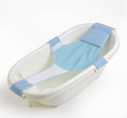 Cotton baby bath net cross